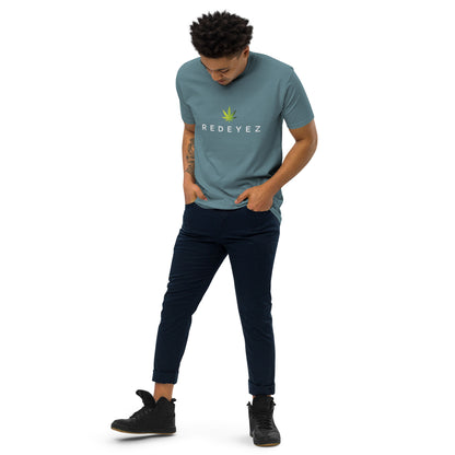 Red Eyez - Camiseta premium de peso pesado para hombre